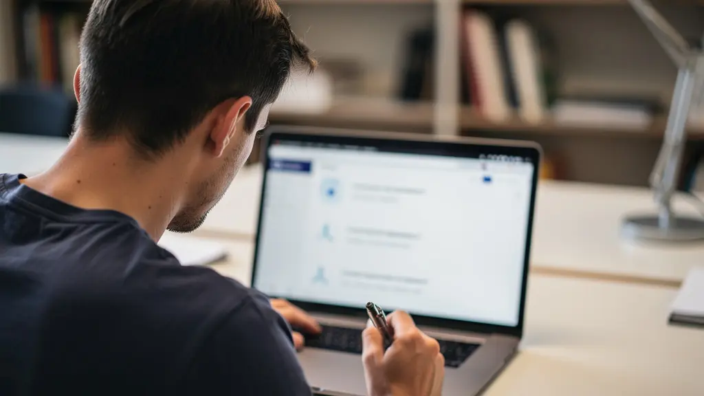 Étudiant français concentré sur exercices préparation médecine